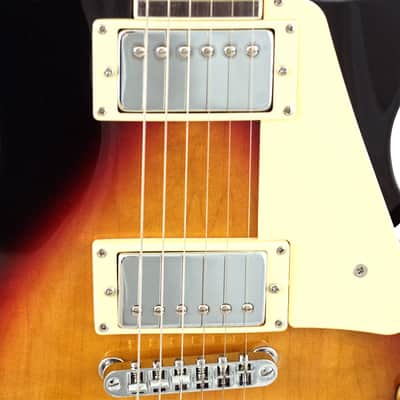 The CNZ Audio LP Special Electric Guitar - Rosewood Fingerboard & Maple Neck, Sunburst Finish image 3