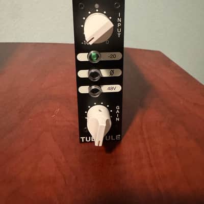 Roll Music Systems RMS5A7 Tubule 500 Series Tube Mic Preamp Module 2010s - Black image 1