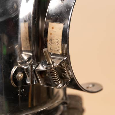 1970s Ludwig 12x15 Challenger II Metal Parade Snare Drum image 10