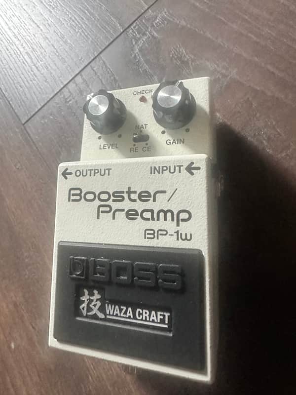 Boss BP-1W Booster / Preamp Waza Craft 2023 - Present - White image 1