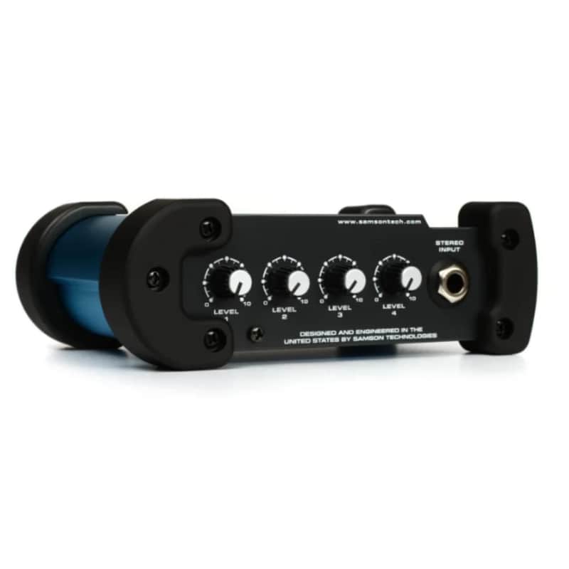 Samson S-Amp S Class Mini Stereo Headphone Amplifier 2010s - Blue/Black image 1