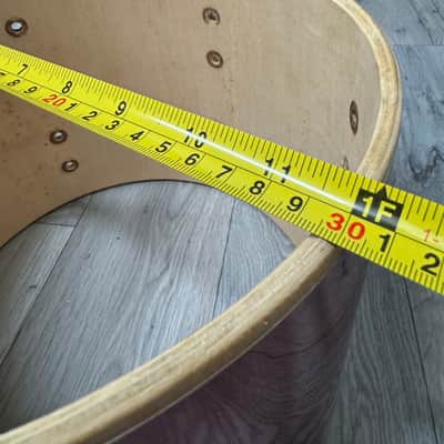 SONOR Force 1007 Tom Drum Shell 12”x9” Bare Wood Project #VC26 image 4