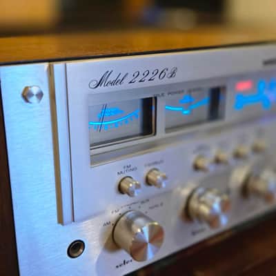 Mint Marantz 2226B with Full Electronic Restoration and Original Walnut Cabinet image 5