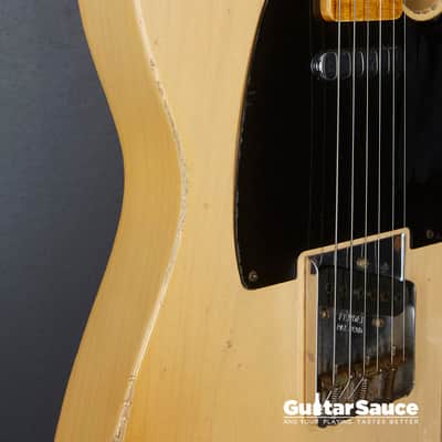 Fender Custom Shop Masterbuilt John Cruz 55 Telecaster Heavy Relic  2015 - White Blonde (COD 1538UG) image 9