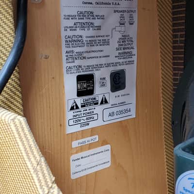 Fender '57 Bandmaster Reissue 3X10" 26 ComboWatt 2008 - tweed image 3