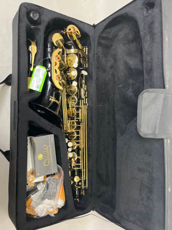 Mendini Cecilio Alto Saxophone -Sax w/case image 1