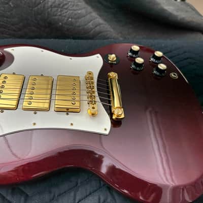 Gibson SG Custom 3 pickup 1992 - Deep Cherry image 6