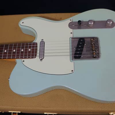 Angry Angus Guitars Testy in Sonic Blue Tele T-Style Guitar USA made image 4