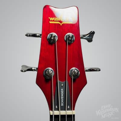 Washburn SB4R Scavenger '78 Electric Bass w/Gigbag. Trans Red image 7