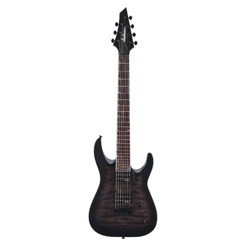 Jackson - JS Series Dinky™ Arch Top JS22Q-7 DKA HT - Transparent Black Burst - 2918804585 image 1