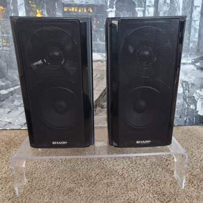 Sharp SHARP SPEAKERS CP-HF200(pair) 90s - Black image 1