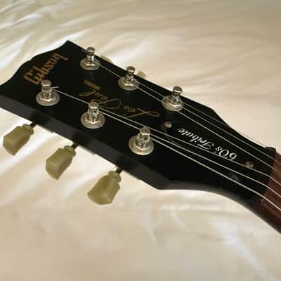2012 Gibson Les Paul 60's Tribute - Ebony - Free Pro Setup image 17