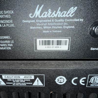 Marshall MA50C 2-Channel 50-Watt 1x12" Guitar Combo 2010 - 2013 - Black image 7