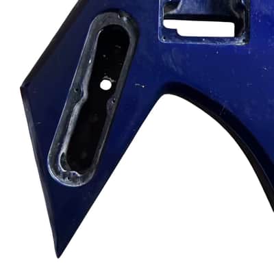 Blue HH Warlock Style Guitar Basswood Body image 4