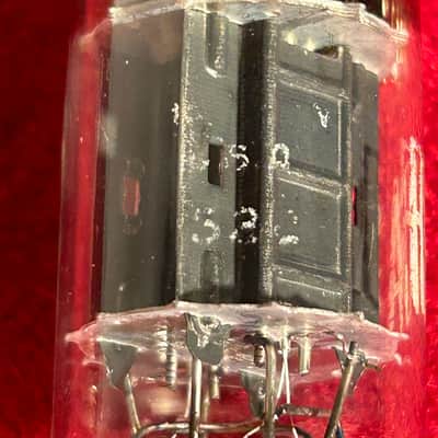 Vintage Pair RCA 12AU7 5963 White Paint Preamp/Amplifier Vacuum Tubes late-50s - Clear Glass image 4