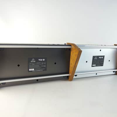 Behringer TD3 RD6 Real Oak Wood Stand Side panel Bass Line Synthesizer Wooden Stand image 6