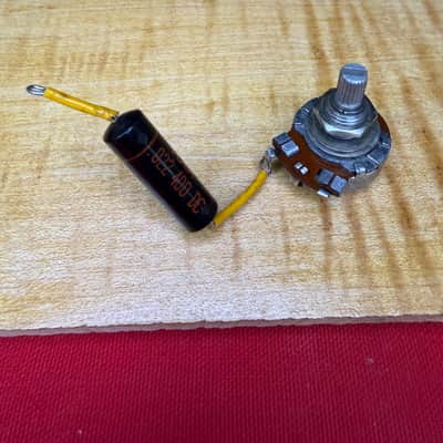 Vintage Gibson Centralab 250k potentiometer with sprague black beauty 1960 image 1