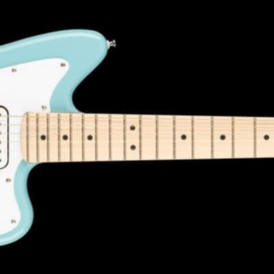 Fender Squier Mini Jazzmaster HH Daphne Blue Short-Scale Electric Guitar image 1