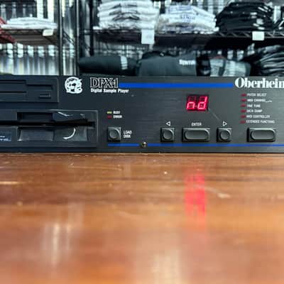 Oberheim DPX-1 8-Voice Digital Sample Player 1987 - Black image 1