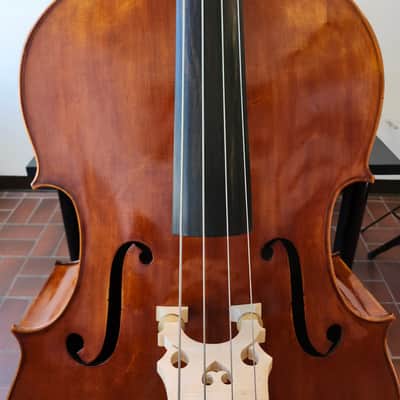 Used Krutz 550 series model B355 Upright 3/4 Size Bass with Bag + Bow image 4