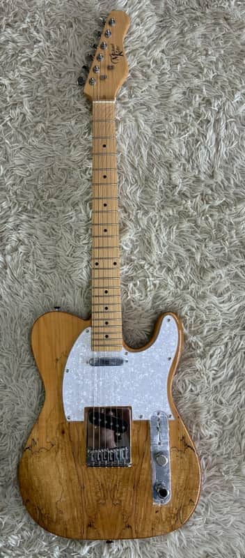 Michael Kelly Model MK53SSPMRO 1953 T-Style Electric Guitar, Spalted Maple image 1