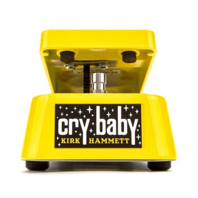 Dunlop Limited Edition Kirk Hammett Cry Baby Wah Yellow Sparkle Edition Pedal KH95Y image 1