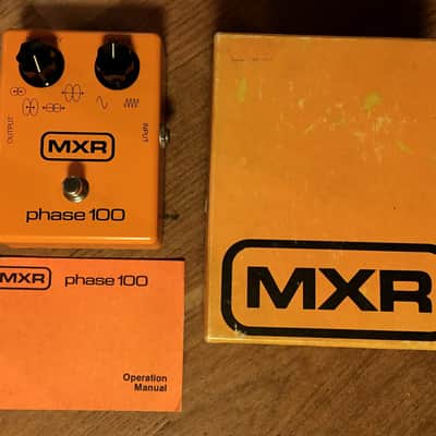 MXR PHASE 100 1980 block logo with original card and box image 7