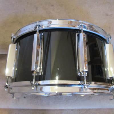 Yamaha Vintage Recording Custom Snare Drum, 14 X 6.5, Black Lacquer, Japan Made - 1983! image 4