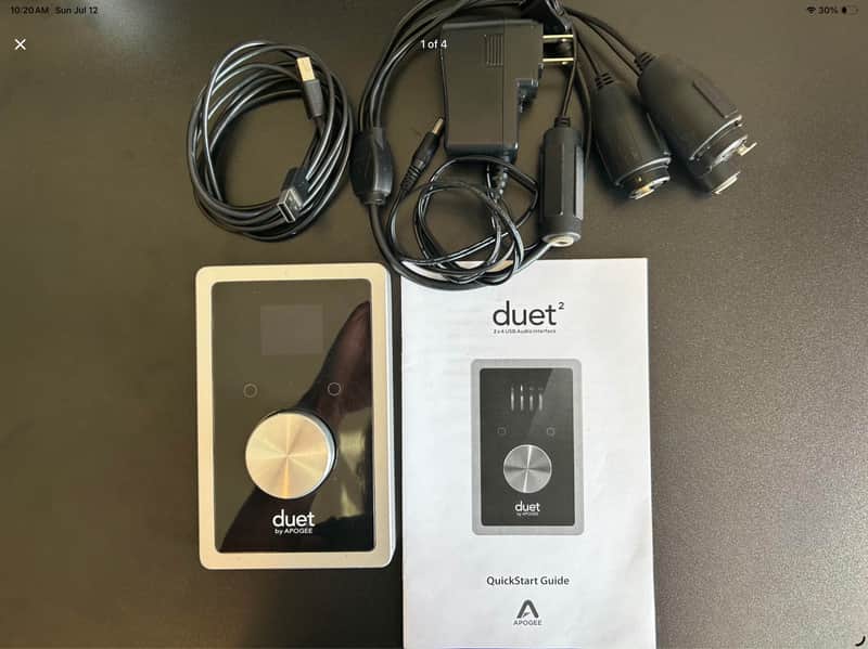 Apogee Duet 2 Audio Interface - with Cables and Manual image 1