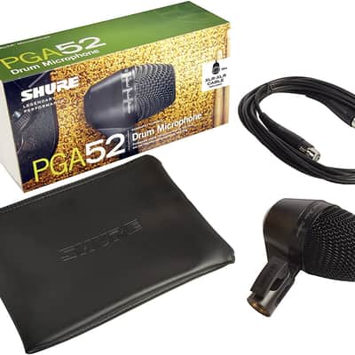 Shure PGA52 Dynamic Microphone - with Cardioid Pick-up Pattern, Swivel-Mount Dynamic Kick-Drum Microphone (PGA52-XLR) image 2