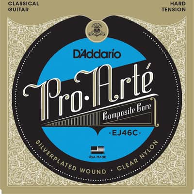D'Addario EJ46C Pro-Arte Composite Classical Guitar Strings, Hard Tension image 1