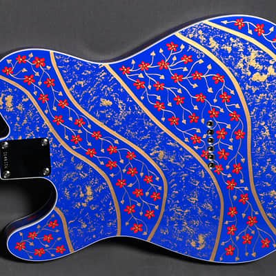 Fender Custom Shop Tele Custom "Blue with Red & Gold" Thorn / Gallenberger Project 2022 image 5