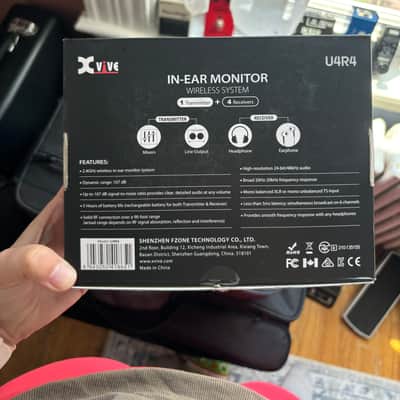 Xvive U4R4 Wireless In-Ear Monitoring System 2010s - Black image 2