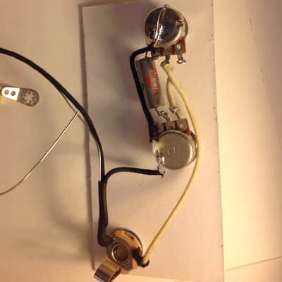 True Left Handed Custom Pre-Wired Harness Assembly for Precision Bass USA Paper In Oil image 5