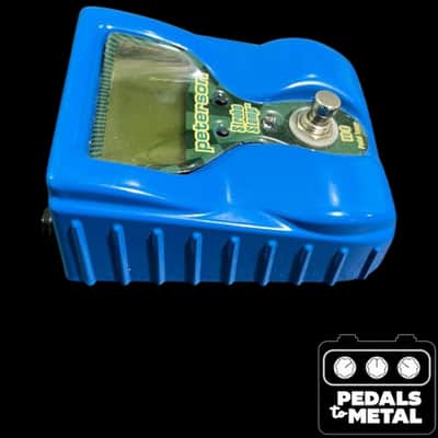 Peterson VS-S StroboStomp Pedal Tuner 2000s - Blue - X21283 image 3