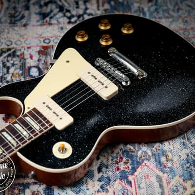 2025 Gibson Custom Shop Les Paul 56' Murphy Lab Ultra Light Aged Black Sparkle image 16