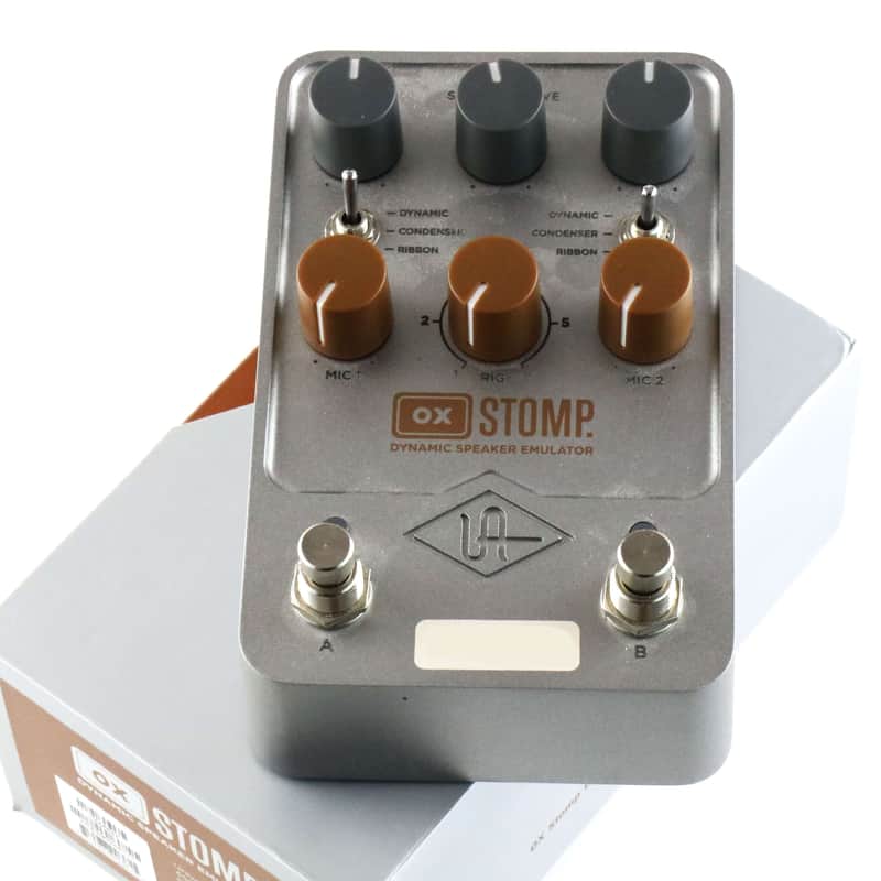 Universal Audio OX Stomp Dynamic Speaker Emulator 2023 - Present - Silver image 1
