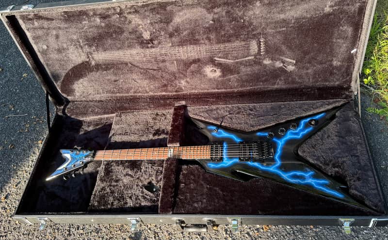 2021 Dean Dimebag Darrell Signature Razorback Lightning W/OHSC Dime Pantera ML