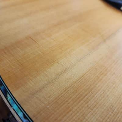Woodware 1660CE bowl-back electric/acoustic w/LR Baggs pickup + Ovation case - natural image 18