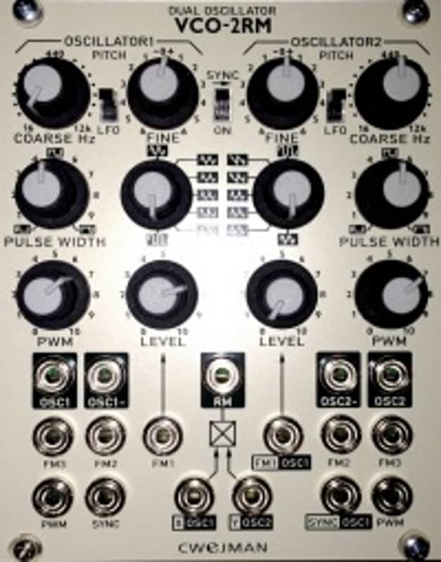 Cwejman VCO-2RM Dual Oscillator 2010s - Eggshell image 1