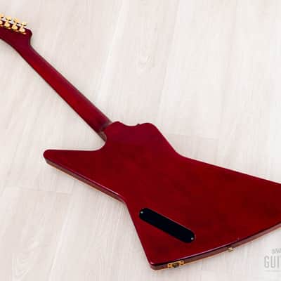 1983 Gibson Explorer E2 CMT Vintage Guitar Cherry Sunburst Flame Top w/ Dirty Fingers, Hangtags & Case image 13