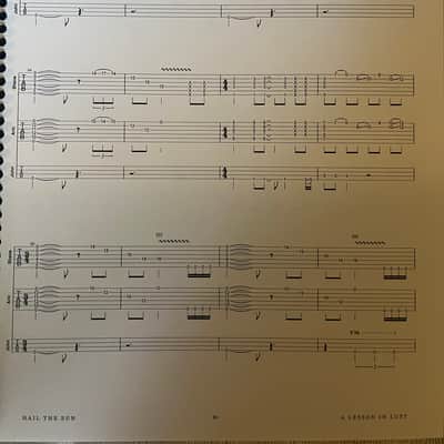 Hail The Sun - Mental Knife - Guitar and Bass tab / tablature Book image 4