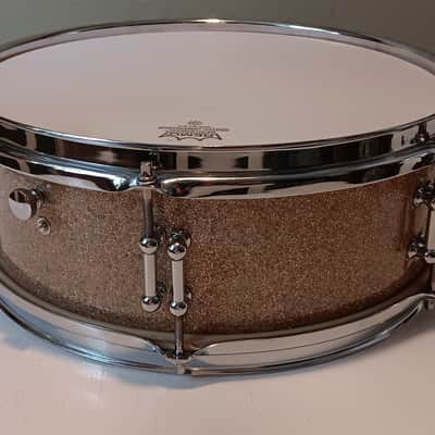 Unique Vintage Snare 14" x 5" Tromsa beech shell re rings / all new hardware Jazz 60s - Sparkle image 16