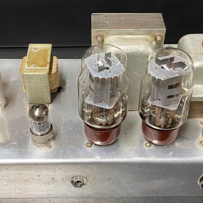 1963 "MG" Marshall JTM45 MKII Coffin logo with 4x12 cabinet image 11