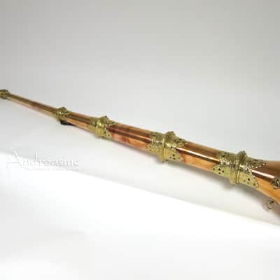 8ft Copper Rag-Dung Ceremonial Tibetan Horn image 1