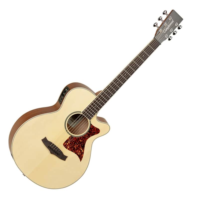 Tanglewood T45 LTD Sundance Premier Solid Top Folk Sized Electro Acoustic Guitar image 1