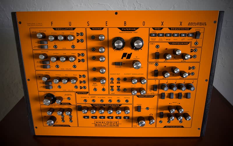 Analogue Solutions FuseBox X Polyphonic Synthesizer 2022 - Present - Orange image 1