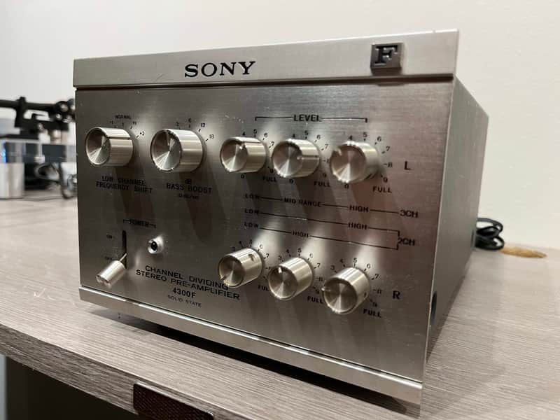 Sony TA-4300F Channel Dividing Stereo Preamplifier | Reverb