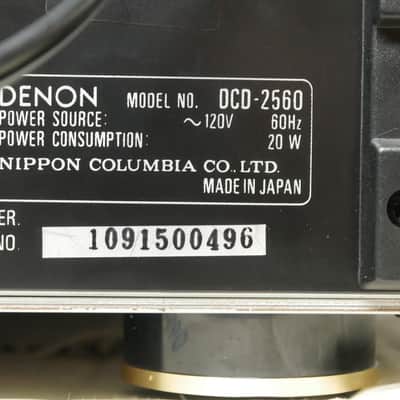 Denon DCD-2560 CD Player | Fully Serviced | Original Box & Remote | Made in Japan image 8
