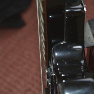 DeArmond M-65 in Brown Burst w/Seymour Duncan Bridge PU, Black Dunlop Straploks & nice Chromecast HSC image 12